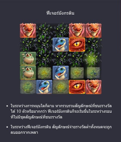 ฟีเจอร์มังกรดิน dragon hatch