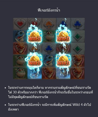 ฟีเจอร์มังกรน้ำ dragon hatch